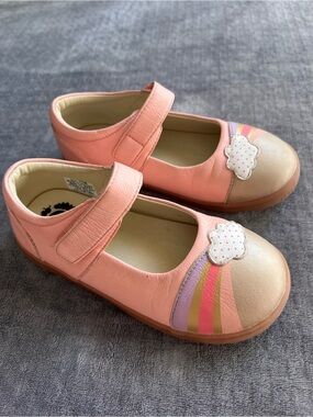 Livie & Luca Mary Jane Shoes Sz 11 M Girls Leather Comfortable Whimsical Pink
